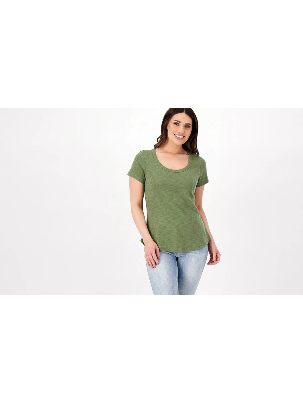 #963 Encore by Idina Menzel Scoop Neck Short Sleeve Tee Size XS
